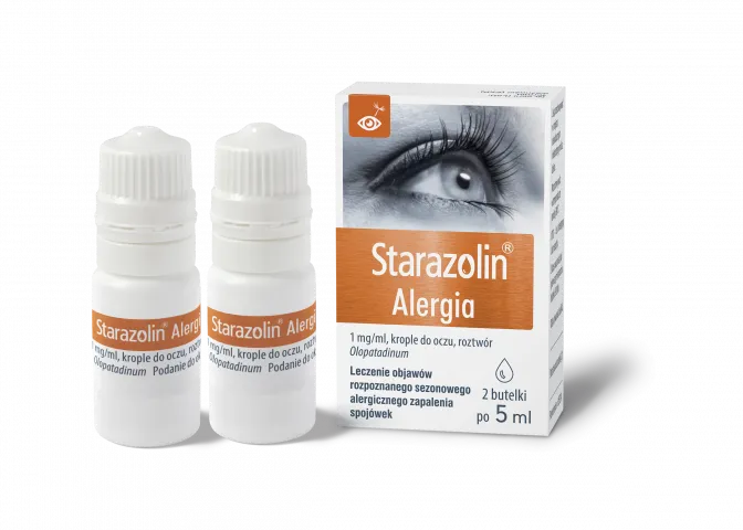 Starazolin Alergia, 1 mg/ml, krople do oczu, 2 butelki po 5 ml