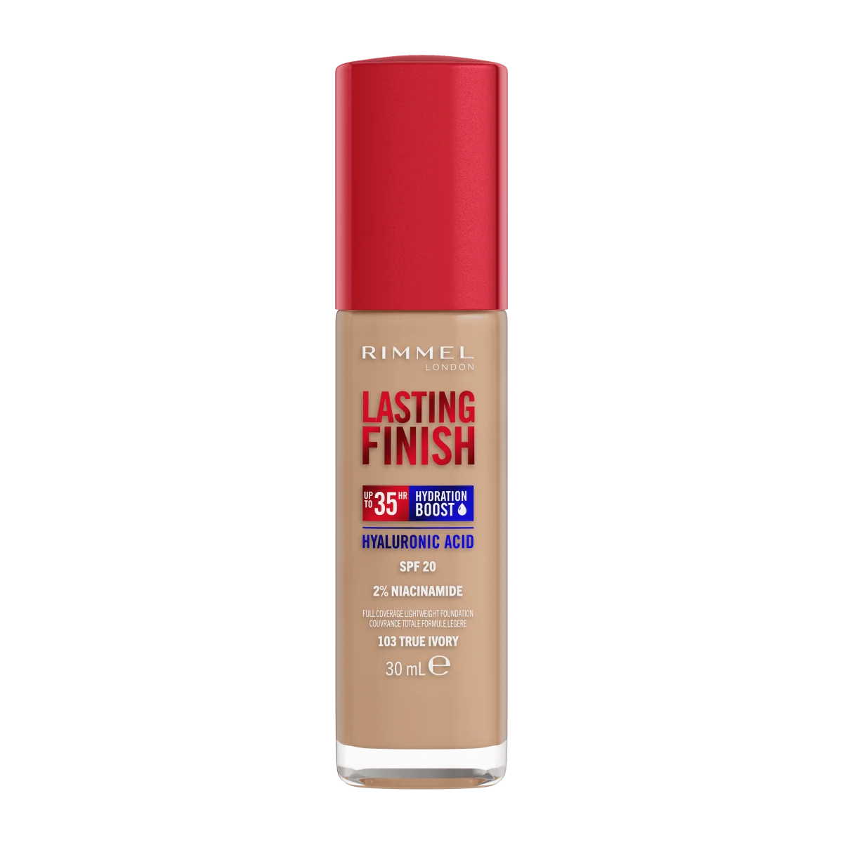 Rimmel Lasting Finish Foundation podkład do twarzy nr 103 True Ivory, 30 ml