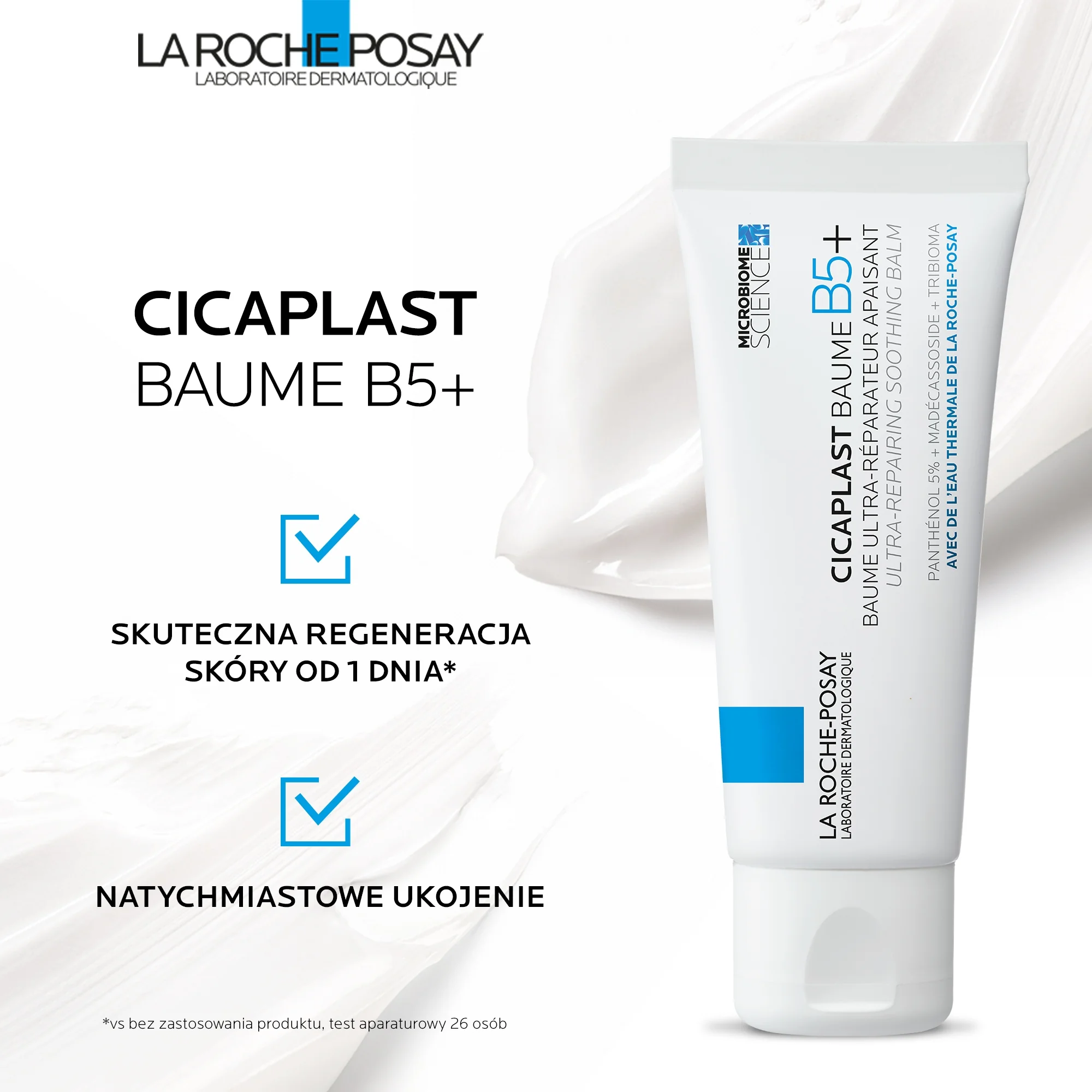 La Roche-Posay Cicaplast Baume B5+ silnie regenerujący balsam kojący, 40 ml