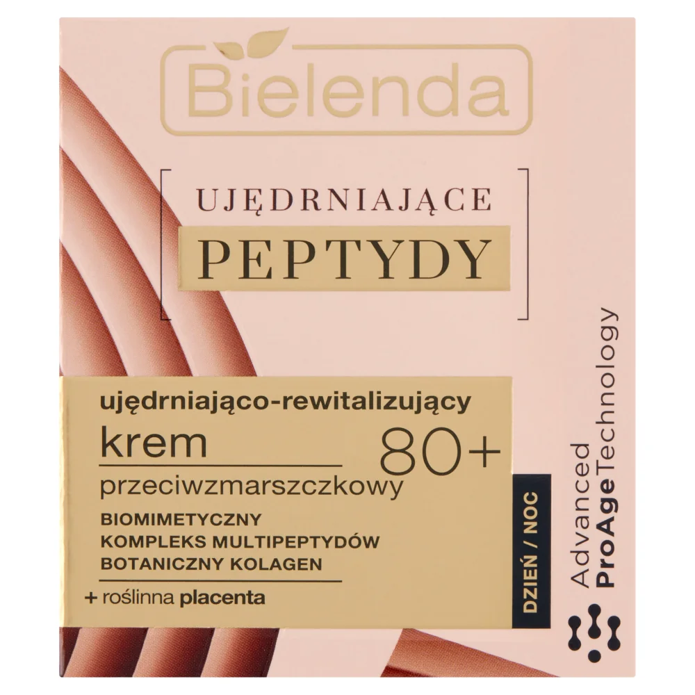 Bielenda Ujędrniające Peptydy ujędrniająco-rewitalizujący krem przeciwzmarszczkowy 80+, 50 ml