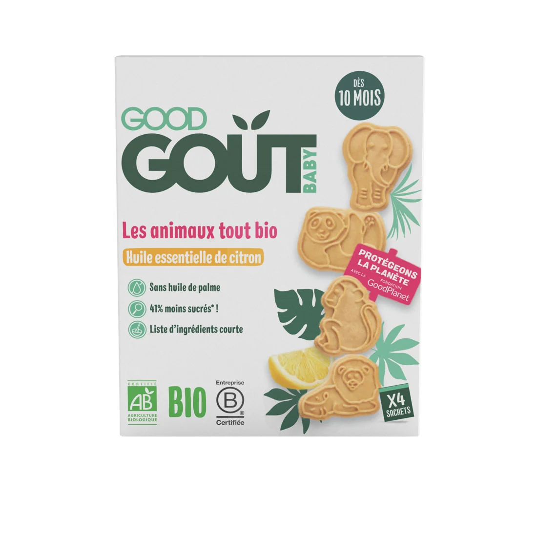 Good Gout BIO cytrynowe zwierzątka, 80 g