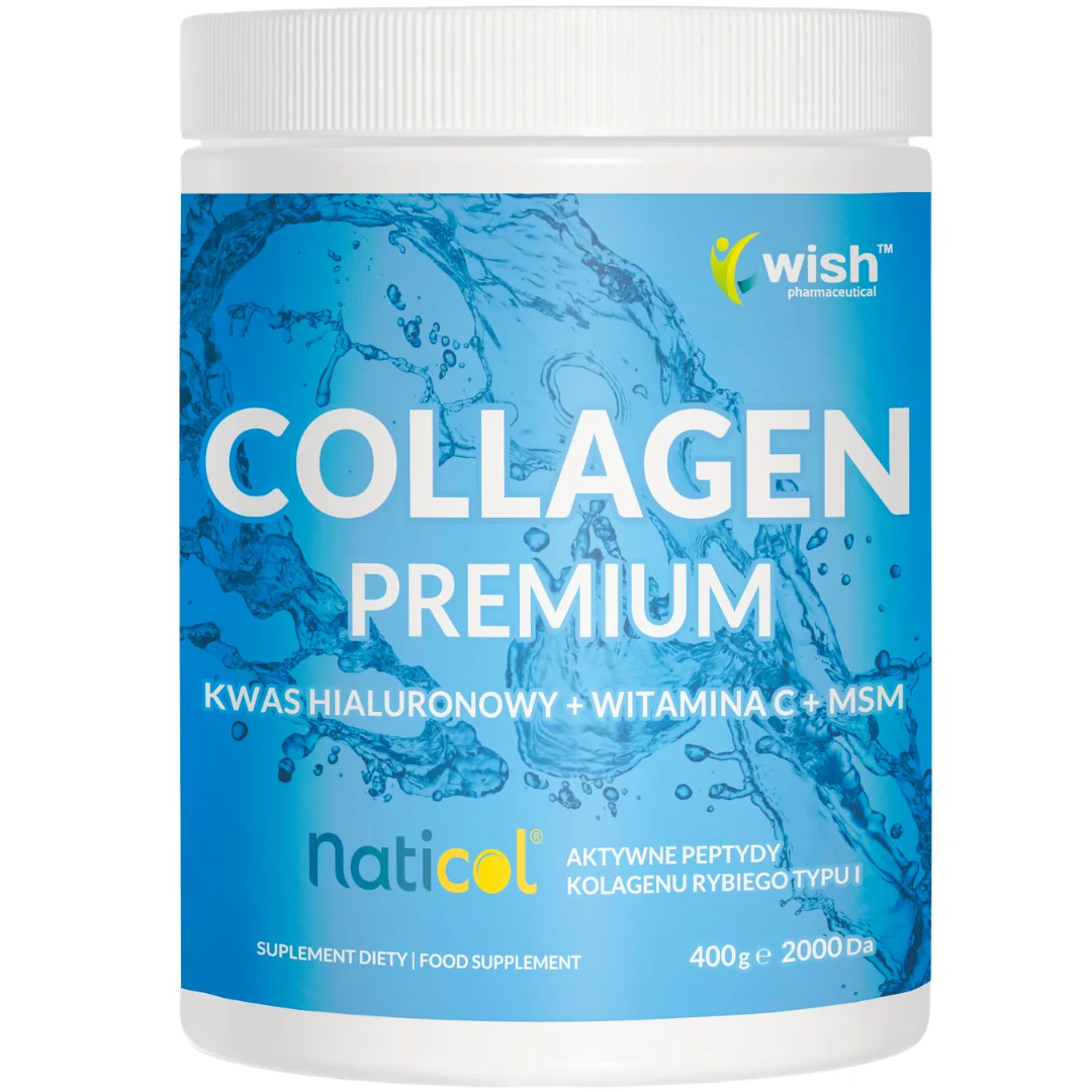 Wish Kolagen Rybi Naticol® Premium proszek, 400 g