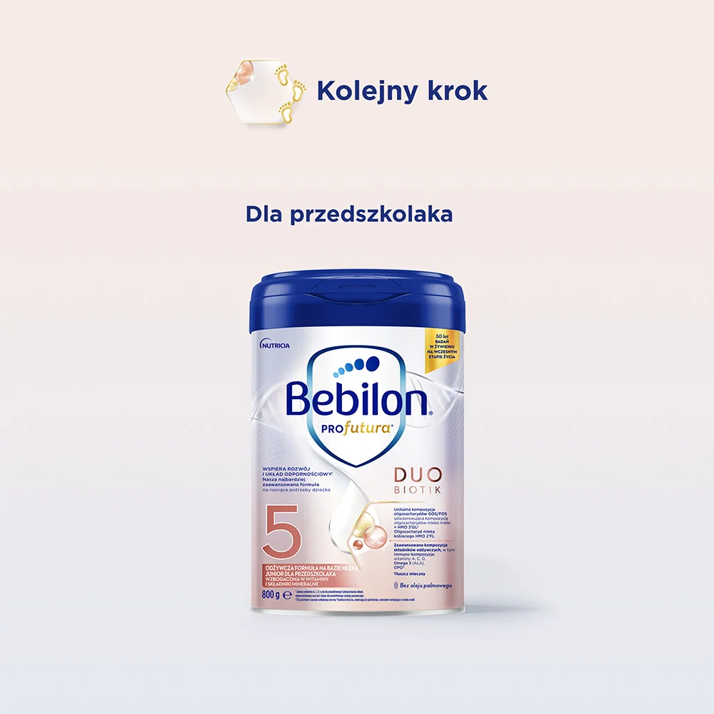 Bebilon Profutura DuoBiotik 4 odżywcza formuła na bazie mleka po 2. roku życia, 800 g