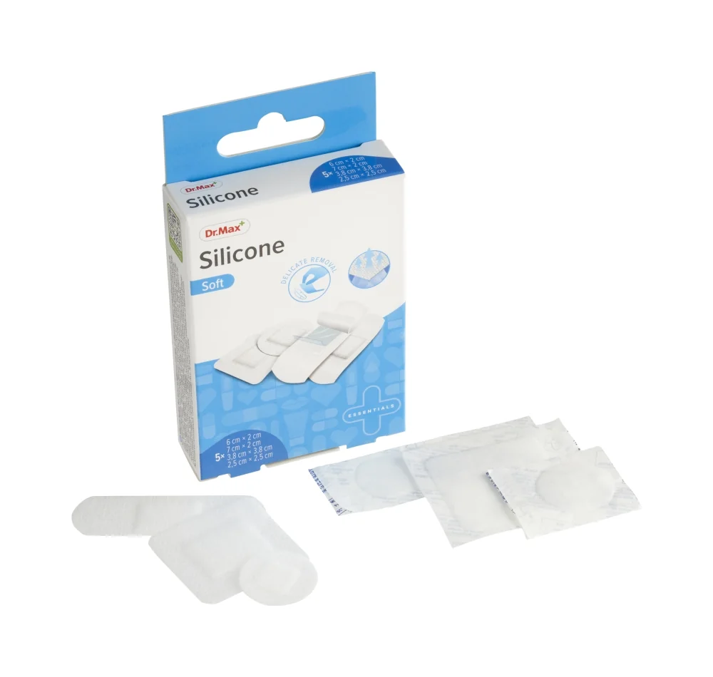 Silicone Soft Dr. Max Plastry silikonowe, zestaw, 20 sztuk