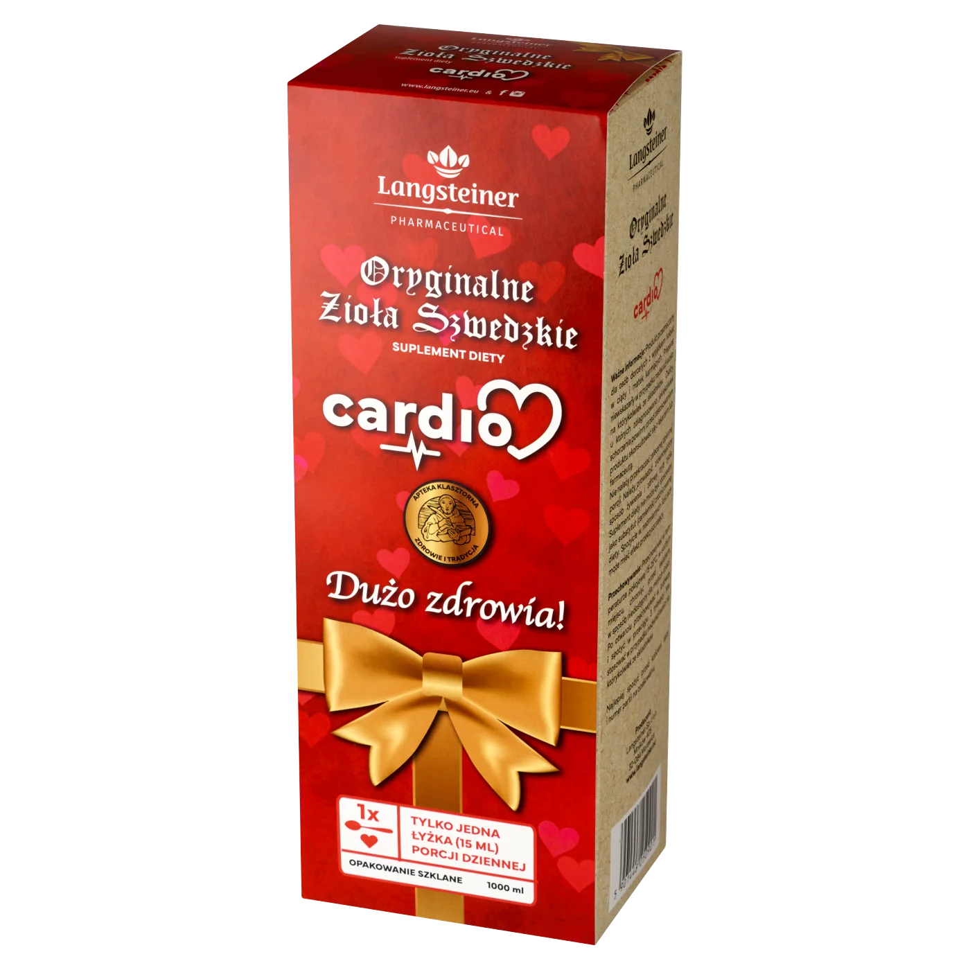 Langsteiner Oryginalne Zioła Szwedzkie Cardio 1000 ml