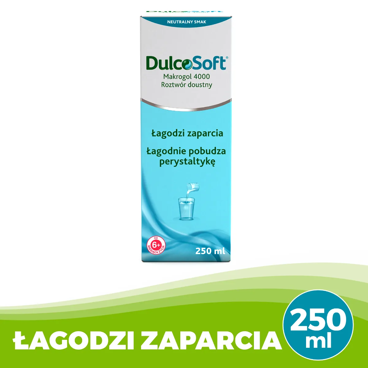 DulcoSoft Makrogol 4000, roztwór doustny, 250 ml 