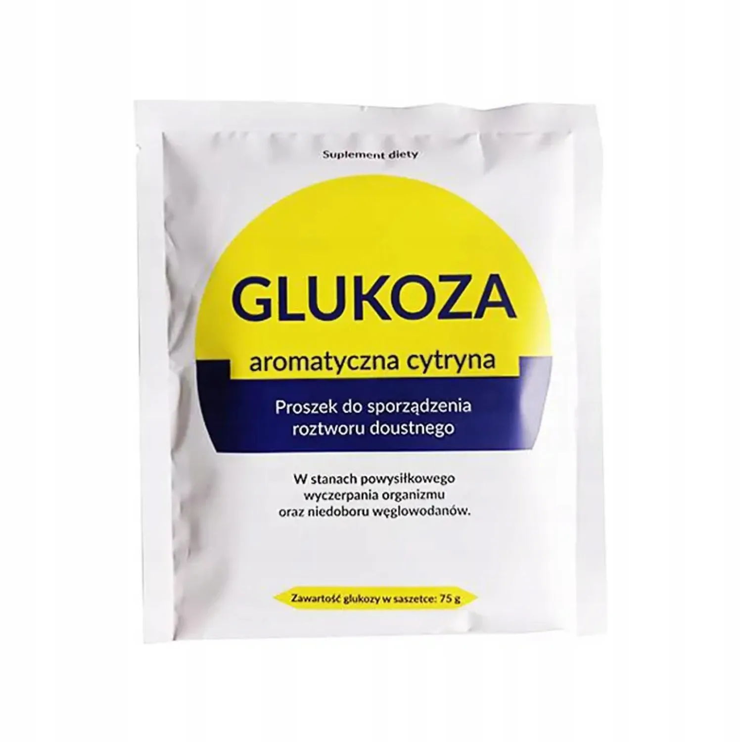 Organic Pharma glukoza aromatyczna cytryna, 75 g