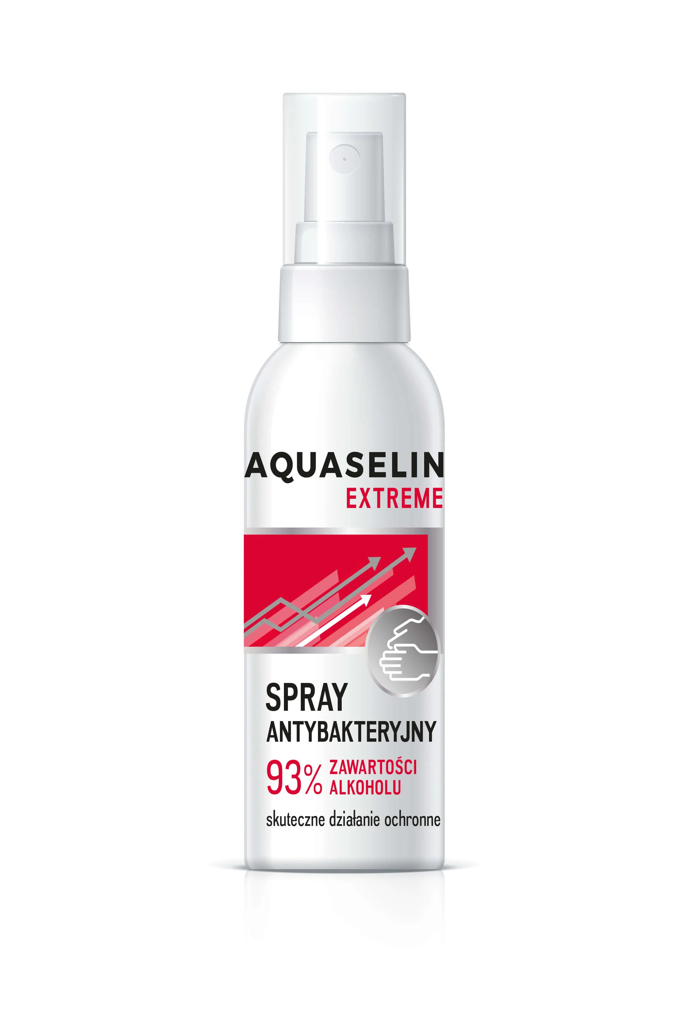 Aquaselin Extreme, spray antybakteryjny, 93 % zawartości alkoholu, 50 ml 