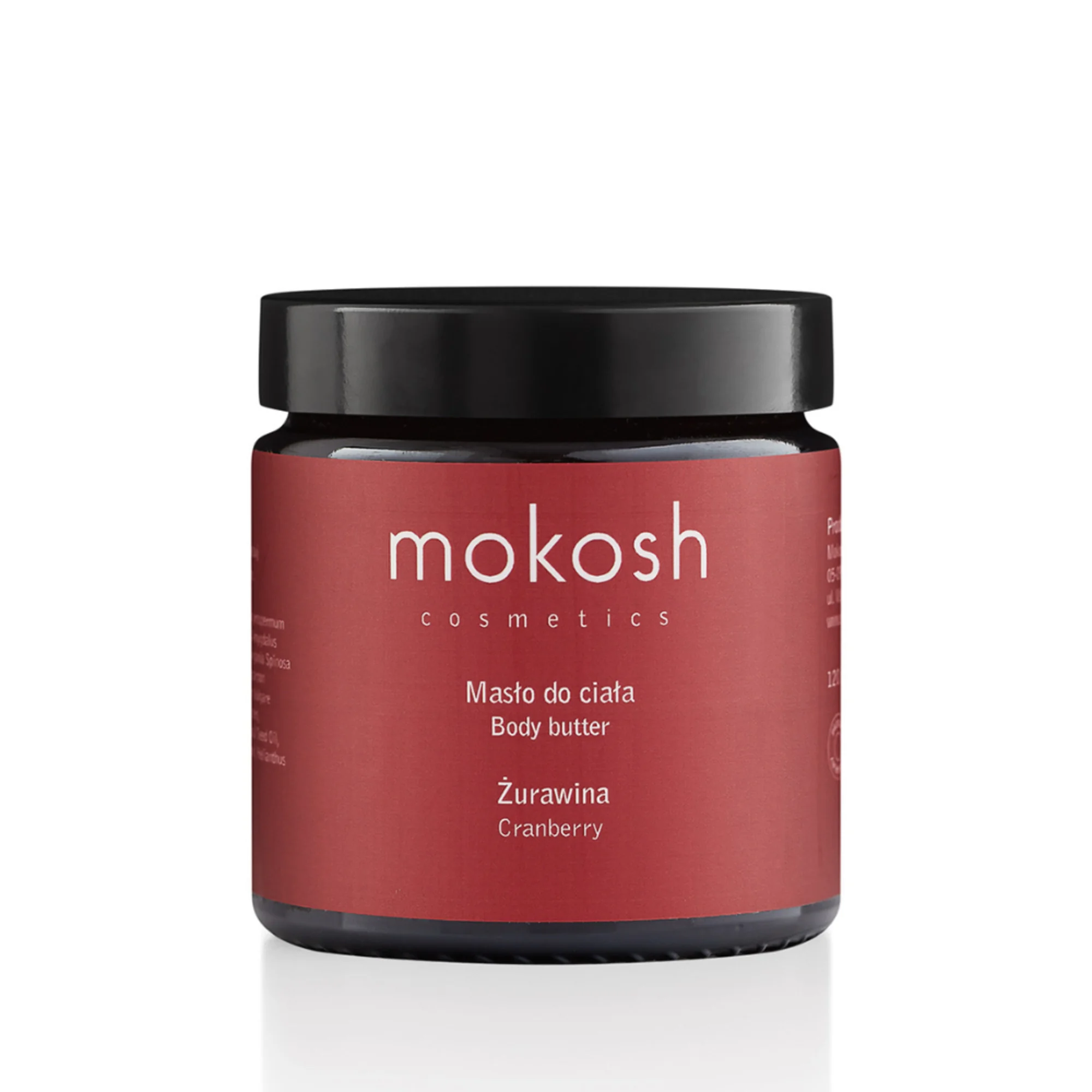 Mokosh masło do ciała żurawina, 120 ml