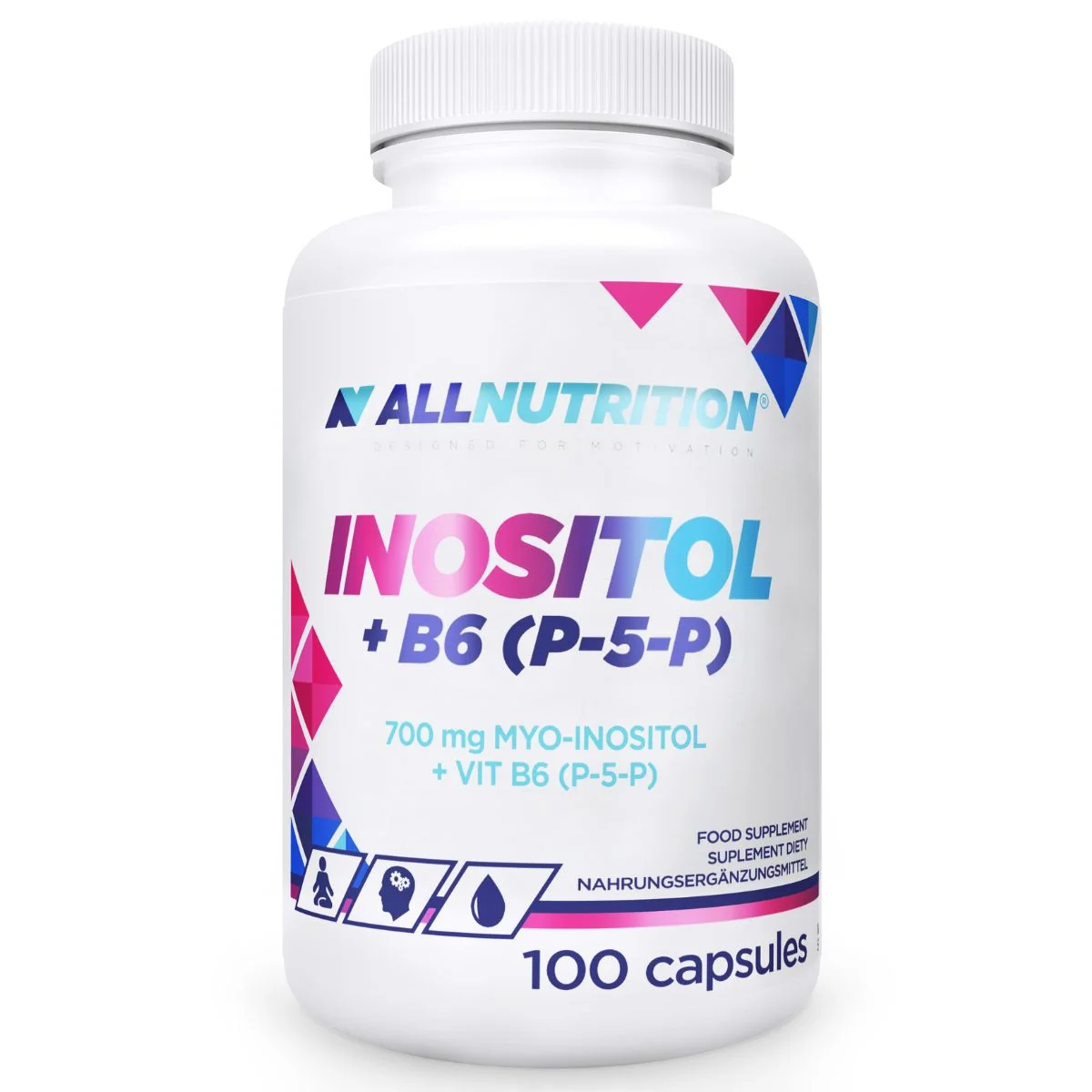 Allnutrition inositol + B6 (P-5-P) 100 kapsułek