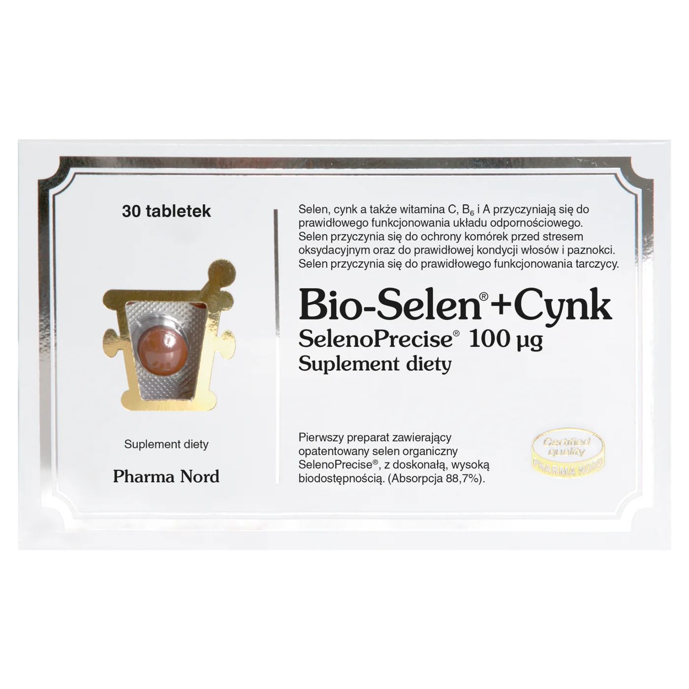 Pharma Nord Bio-Selen + Cynk 30 tabletek