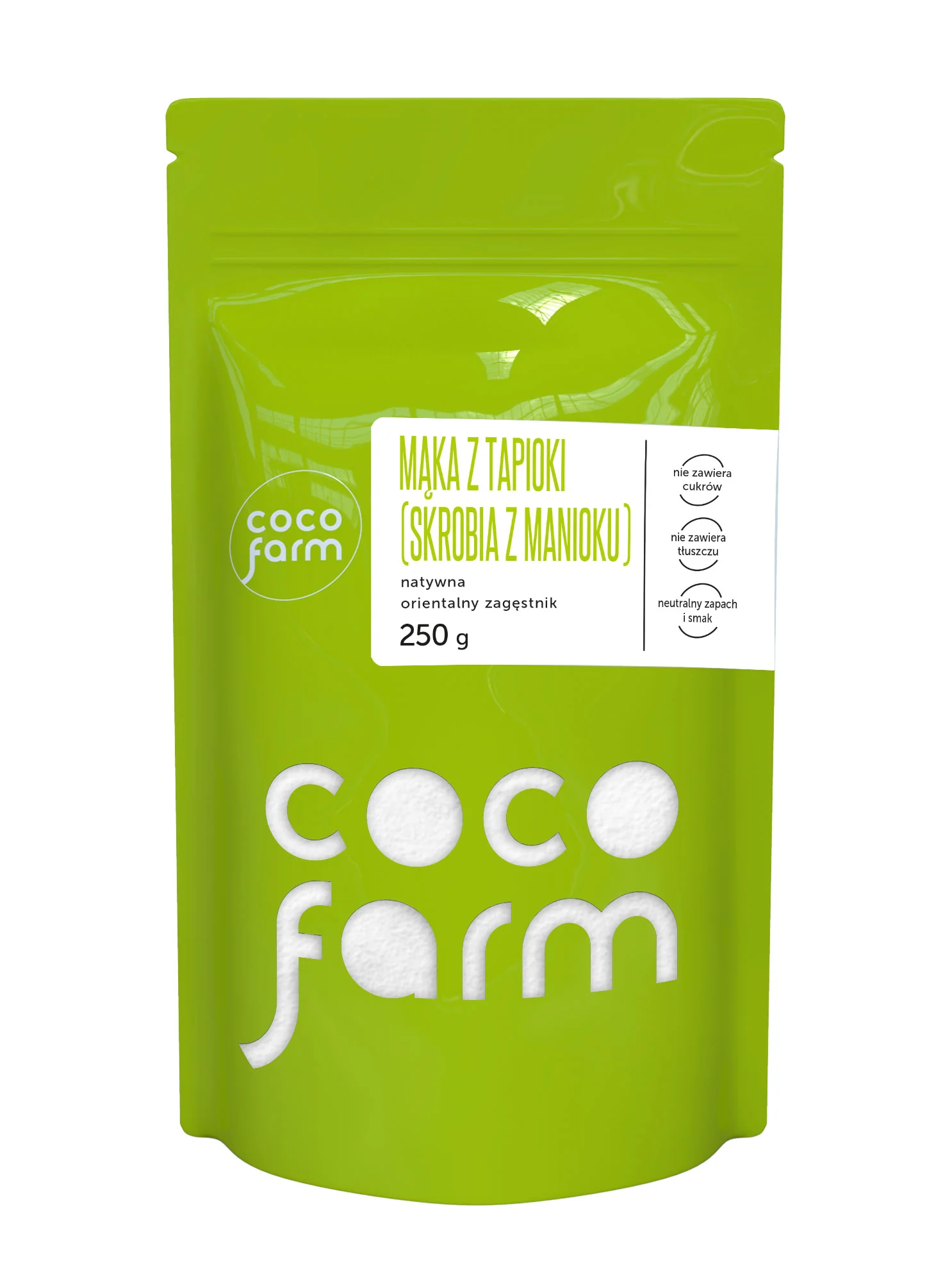 Coco Farm mąka z tapioki (skrobia z manioku), 250 g