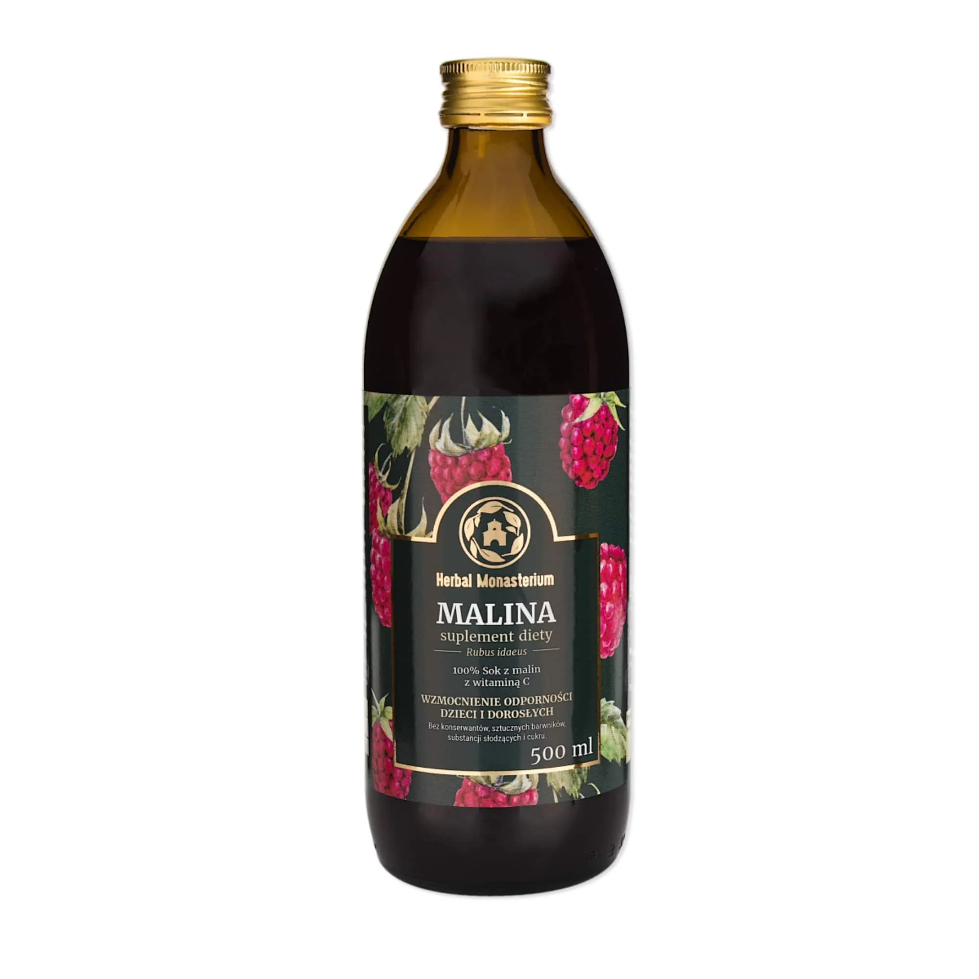 Herbal Monasterium sok z malin, 500 ml