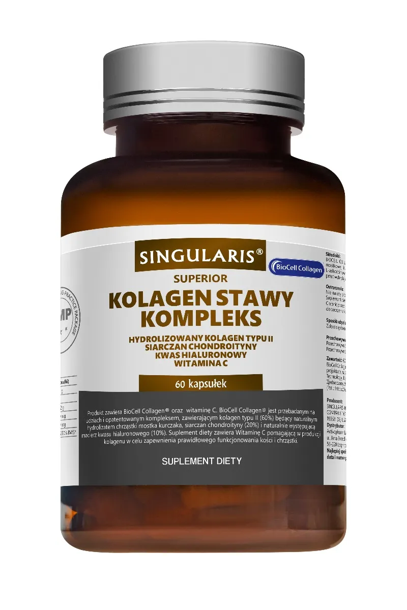 Singularis Superior Kolagen Stawy Kompleks, suplement diety, kapsułki, 60 sztuk