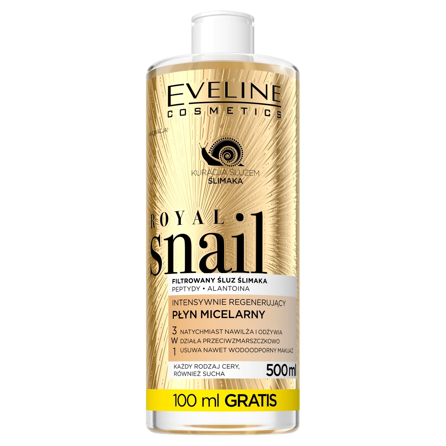 Eveline Cosmetics Royal Snail płyn micelarny, 500 ml