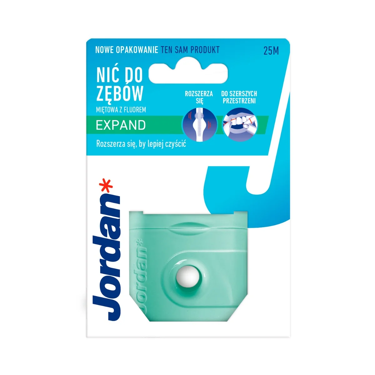 Jordan Expand Fresh nić dentystyczna, 25 m