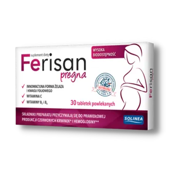 Ferisan Pregna, suplement diety, 30 tabletek 