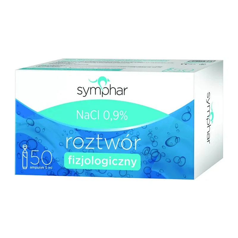 Symphar/Farmak International NaCl 0,9% 50 ampułek x 5 ml