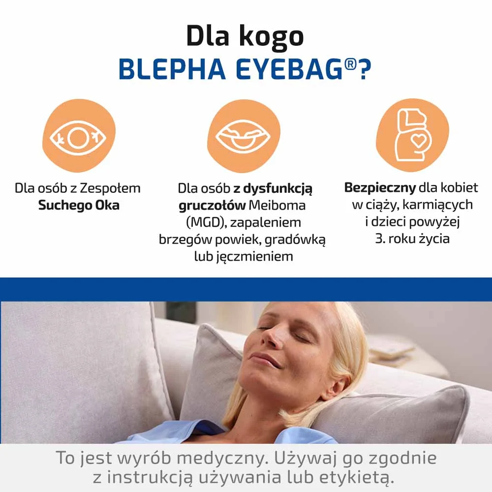 Blepha Eyebag maska rozgrzewająca na oczy