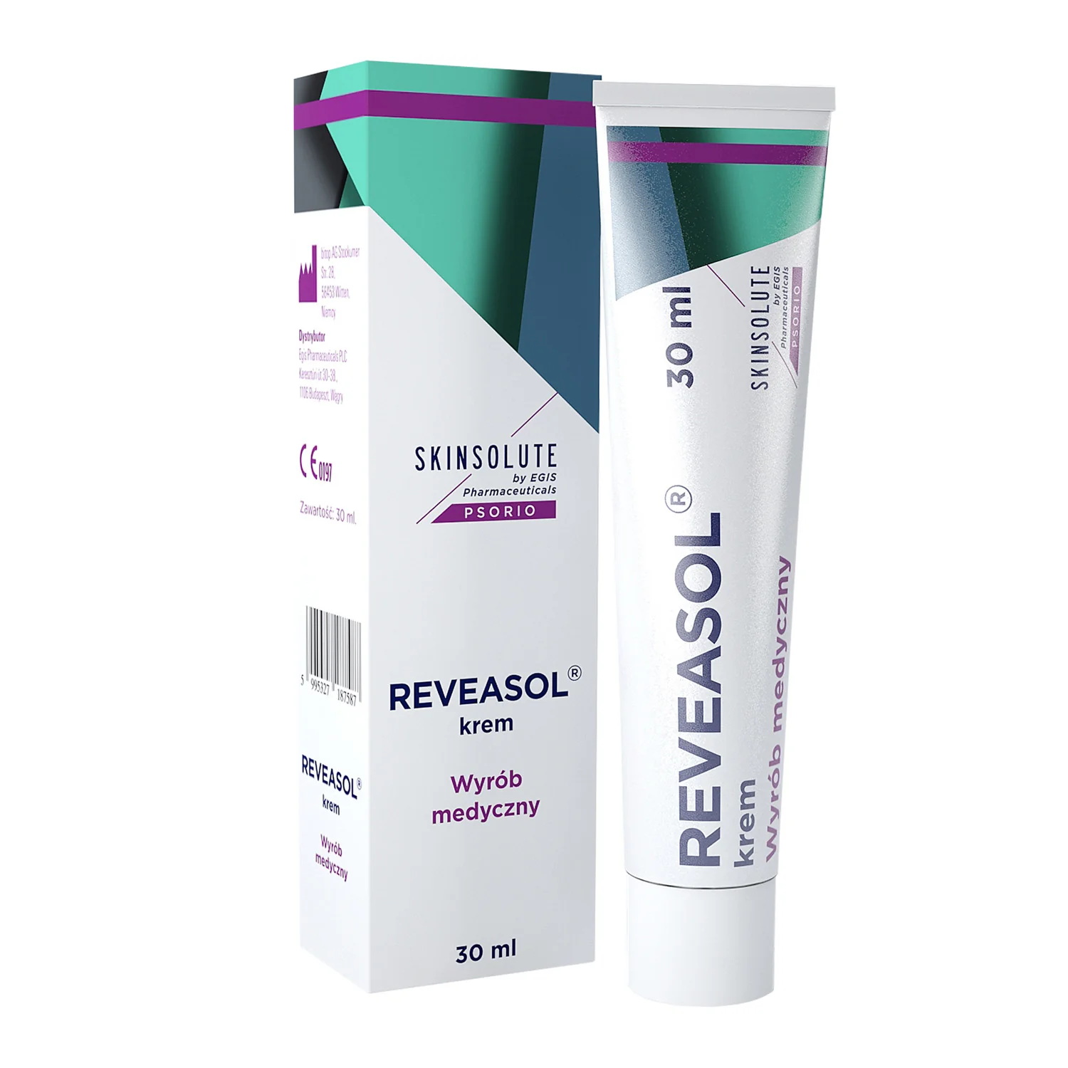 Reveasol® krem z ektoiną na łuszczycę i AZS, 30 ml