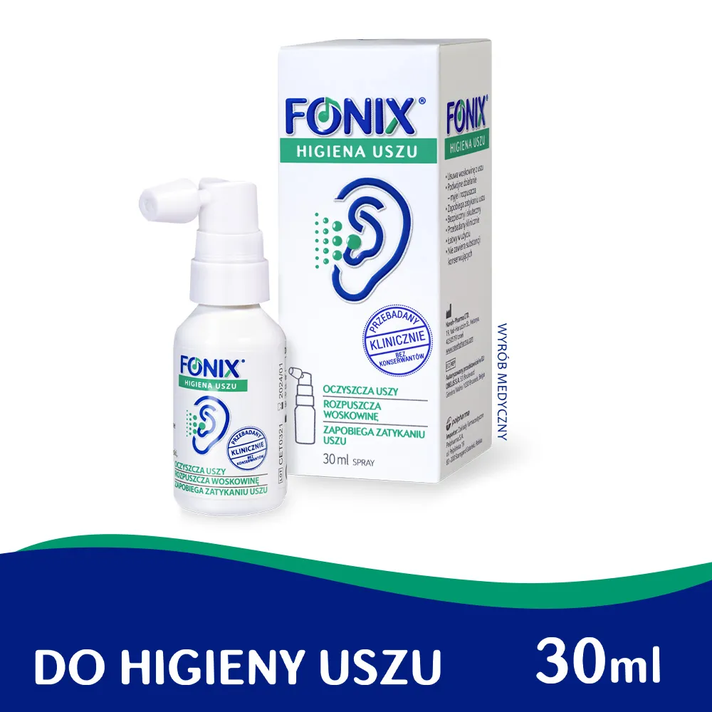 Fonix Higiena Uszu, spray, 30ml 