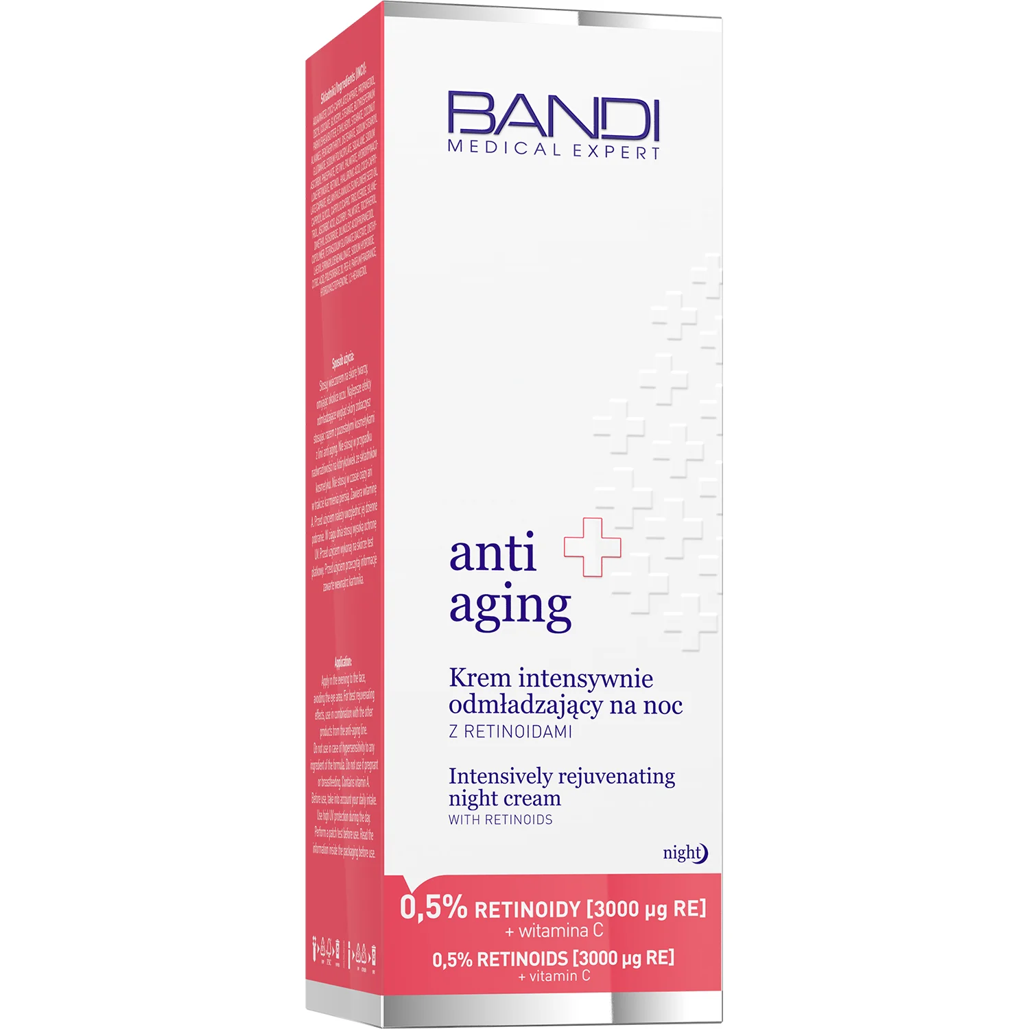 Bandi Anti Aging krem intensywnie odmładzający na noc z retinoidami, 50 ml