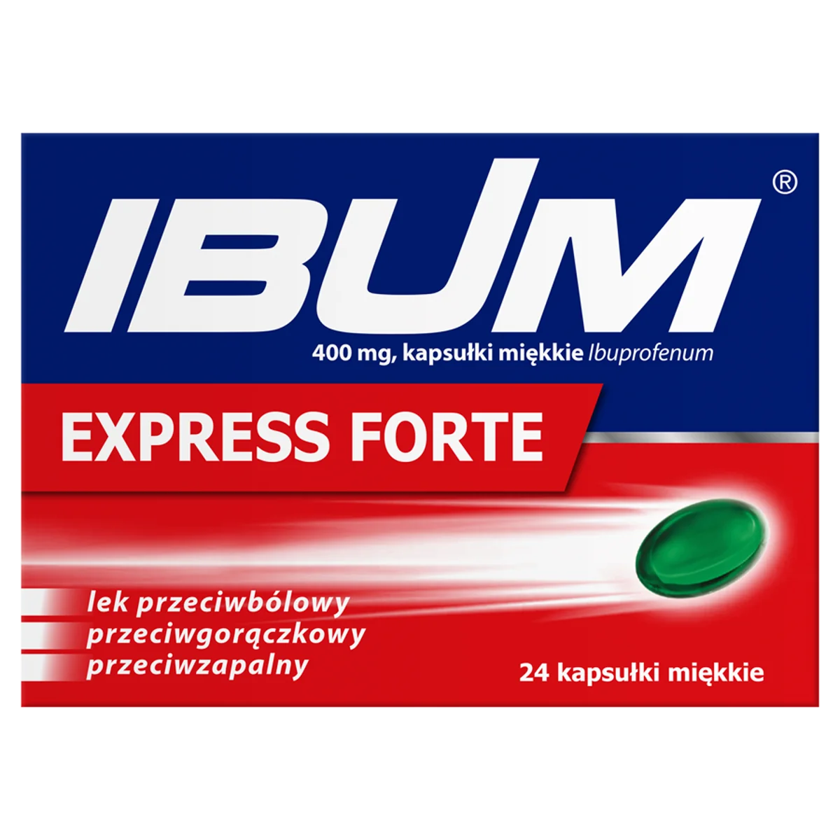 Ibum Express Forte 400 mg 24 kapsułki miękkie