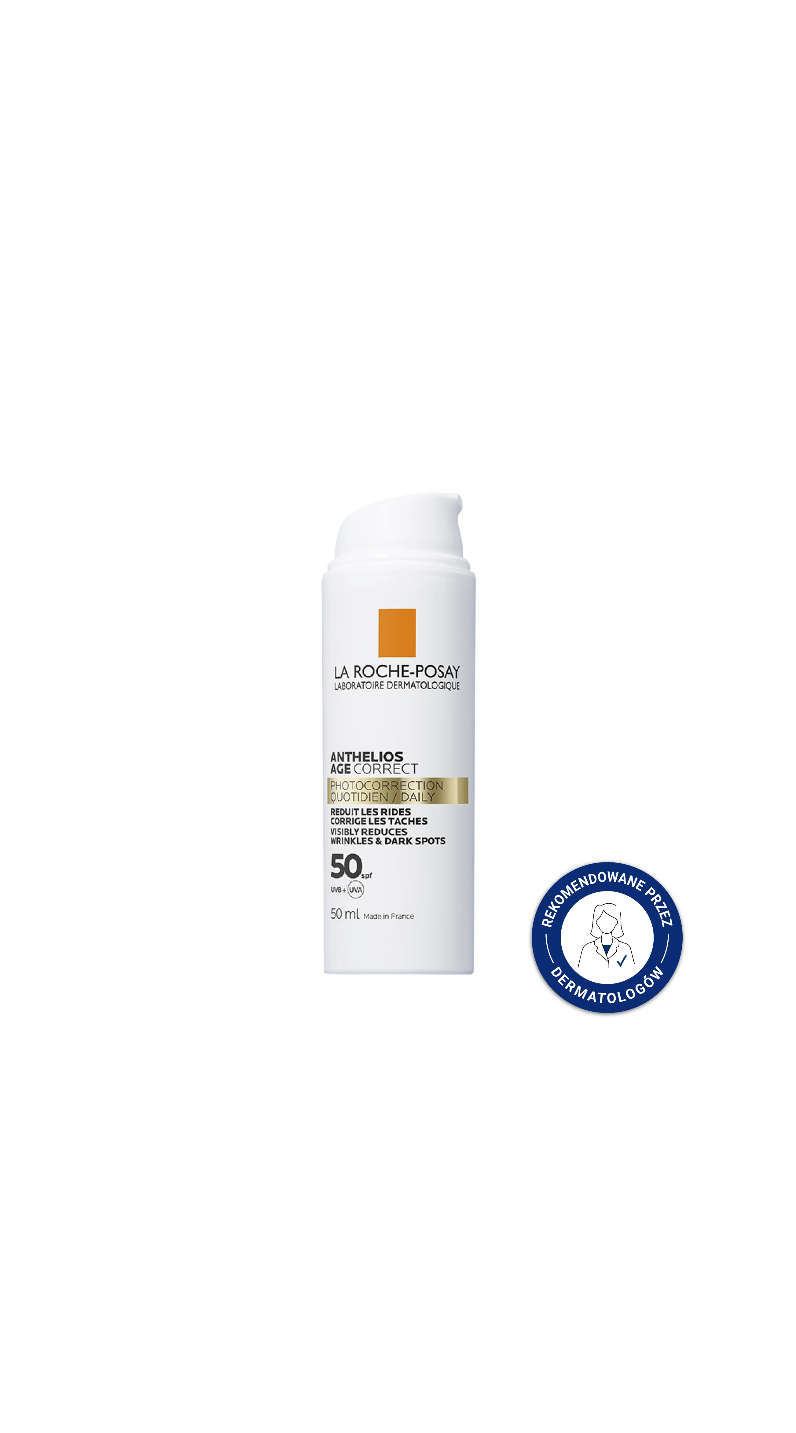 La Roche-Posay Anthelios, Codzienna fotoprotekcja przeciwstarzeniowa SPF 50, 50 ml