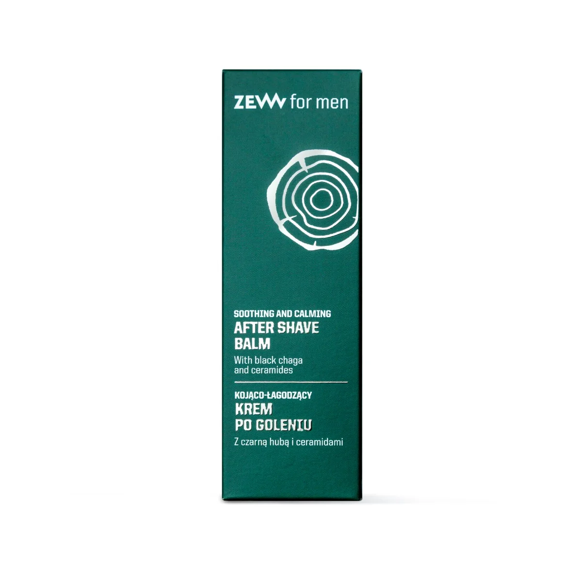 ZEW for men kojąco-łagodzący krem po goleniu z czarną hubą i ceramidami, 80 ml