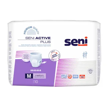 Seni Active Plus, elastyczne majtki chłonne, medium 80-110 cm,  10 sztuk 