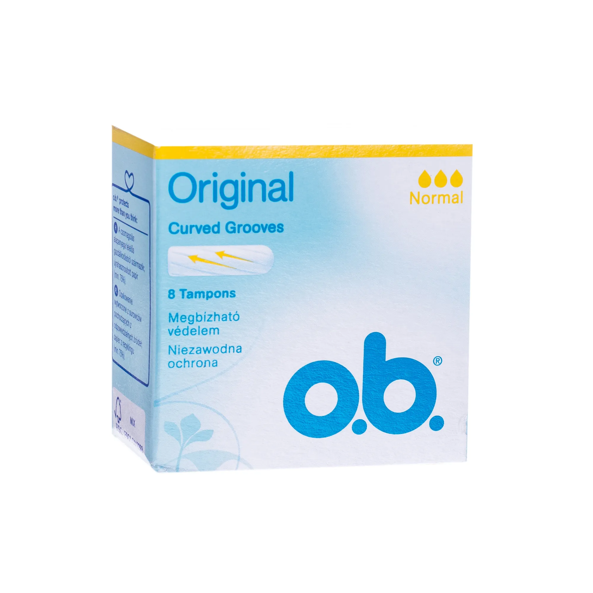 OB Orginal Normal, tampony higieniczne, 8 sztuk