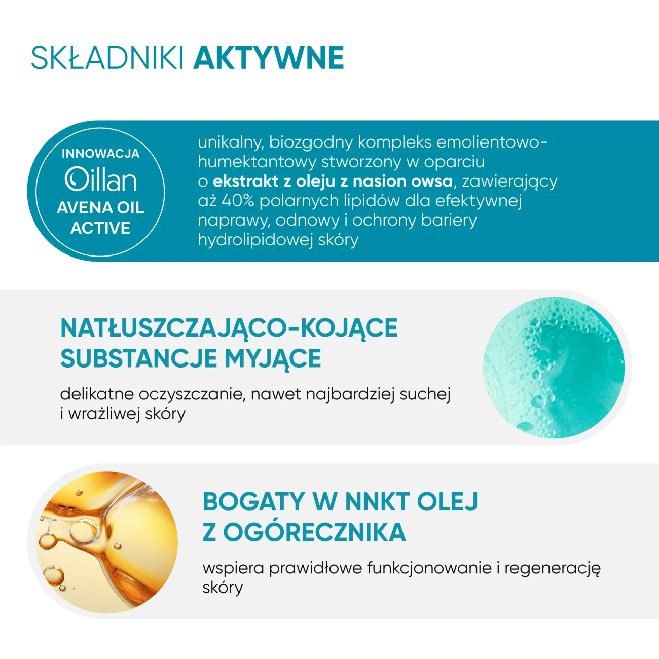 Oillan olejkowy żel do mycia, 400 ml
