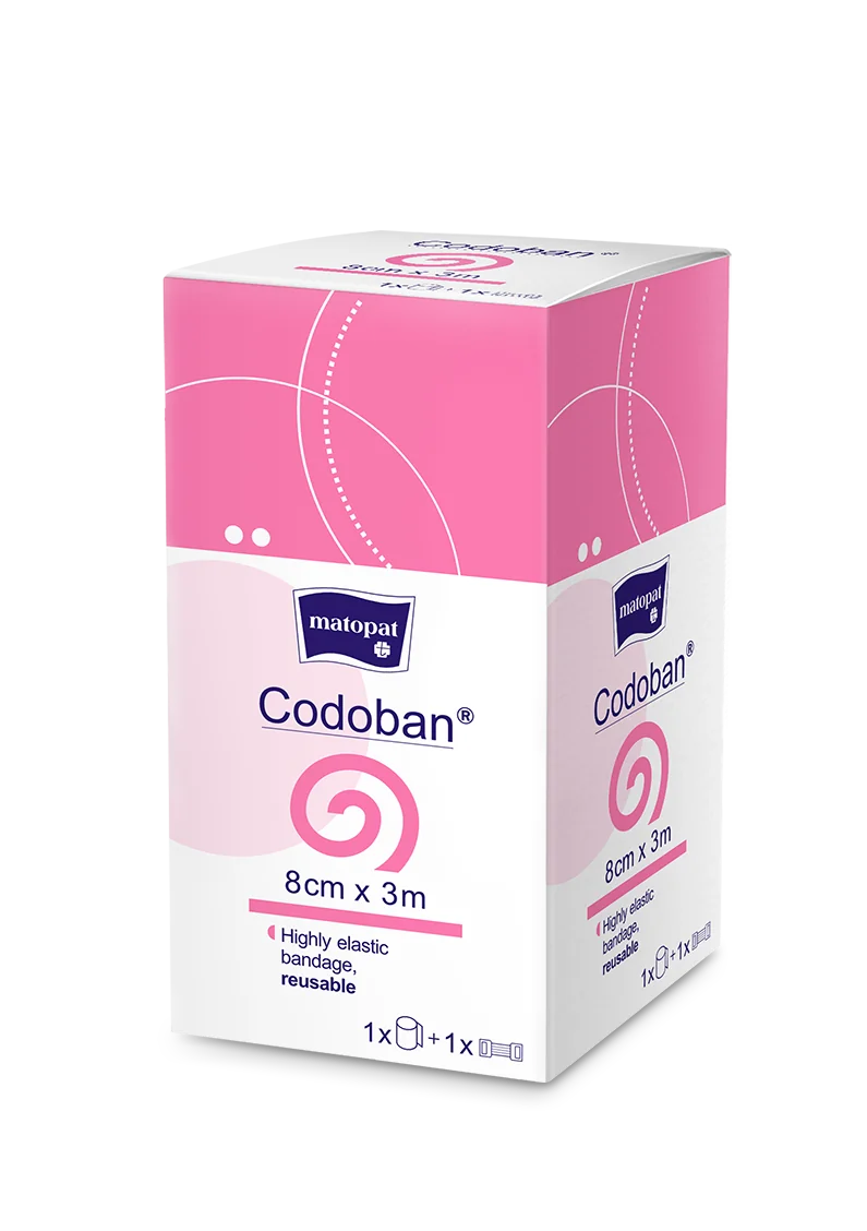 Matopat Codoban® bandaż wysokoelastyczny, 8cm x 3m