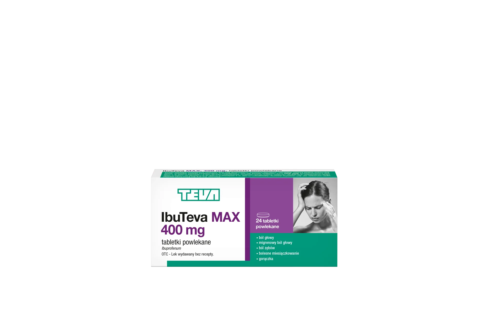 IbuTeva Max, 400 mg, 24 tabletki powlekane