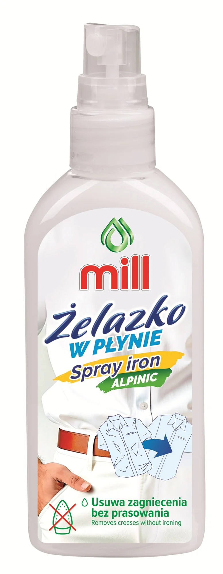 Mill żelazko w płynie Alpinic, 100 ml