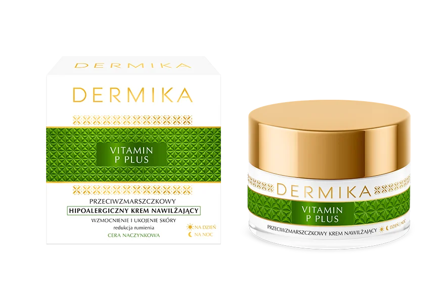 Dermika Vitamin P Plus hipoalergiczny krem nawilżający na dzień i na noc, 50 ml