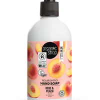Organic Shop odżywcze mydło do rąk w płynie Różowe Brzoskwinie, 500 ml