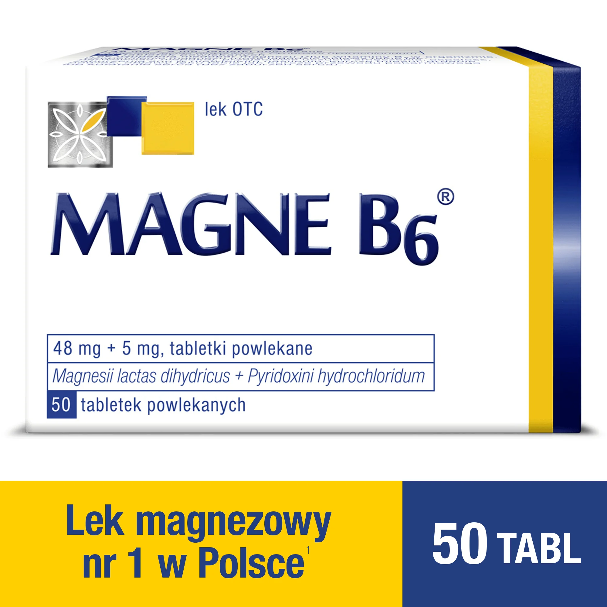 Magne B6 50 tabletek powlekanych