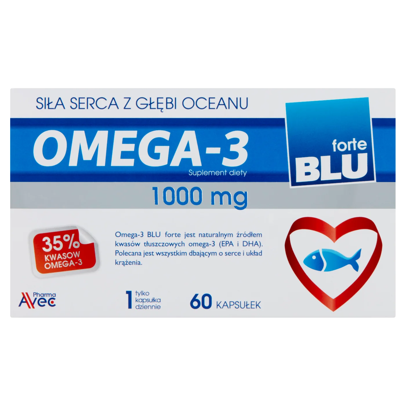 Omega 3 Blu Forte 60 kapsułek miękkich