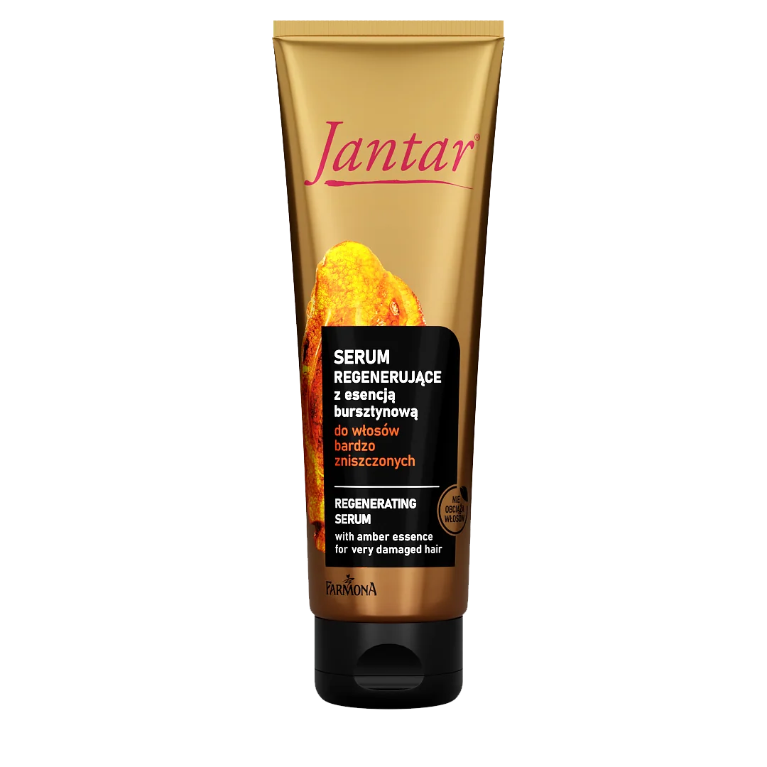 Jantar Serum regenerujące z esencją bursztynową do włosów bardzo zniszczonych, 100 ml