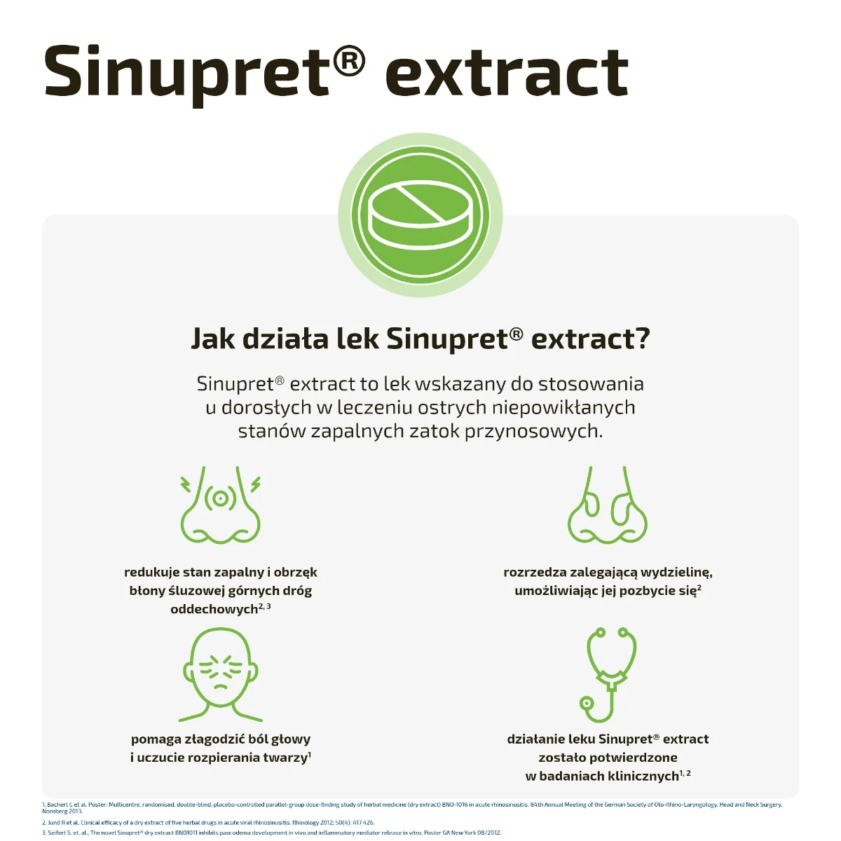 Sinupret Extract 160 mg, 20 tabletek drażowanych