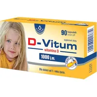 D-Vitum witamina D 1000 j.m., suplement diety, 90 kapsułek twist-off