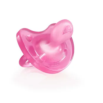 Chicco, smoczek uspokajający Physio Soft 0m +, różowy 