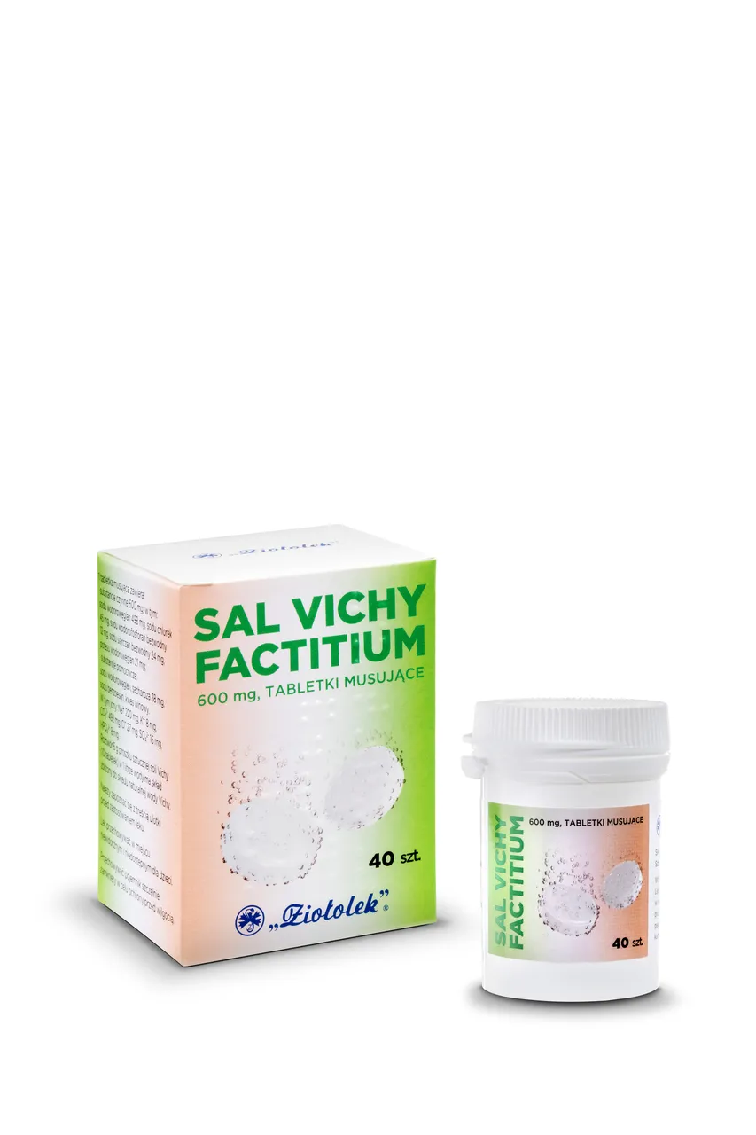 Sal Vichy, 600 mg, 40 tabletek musujących
