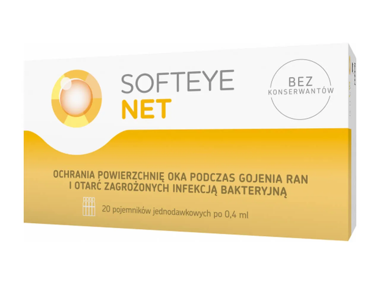 Softeye Net, 0,4 ml, 20 pojemników