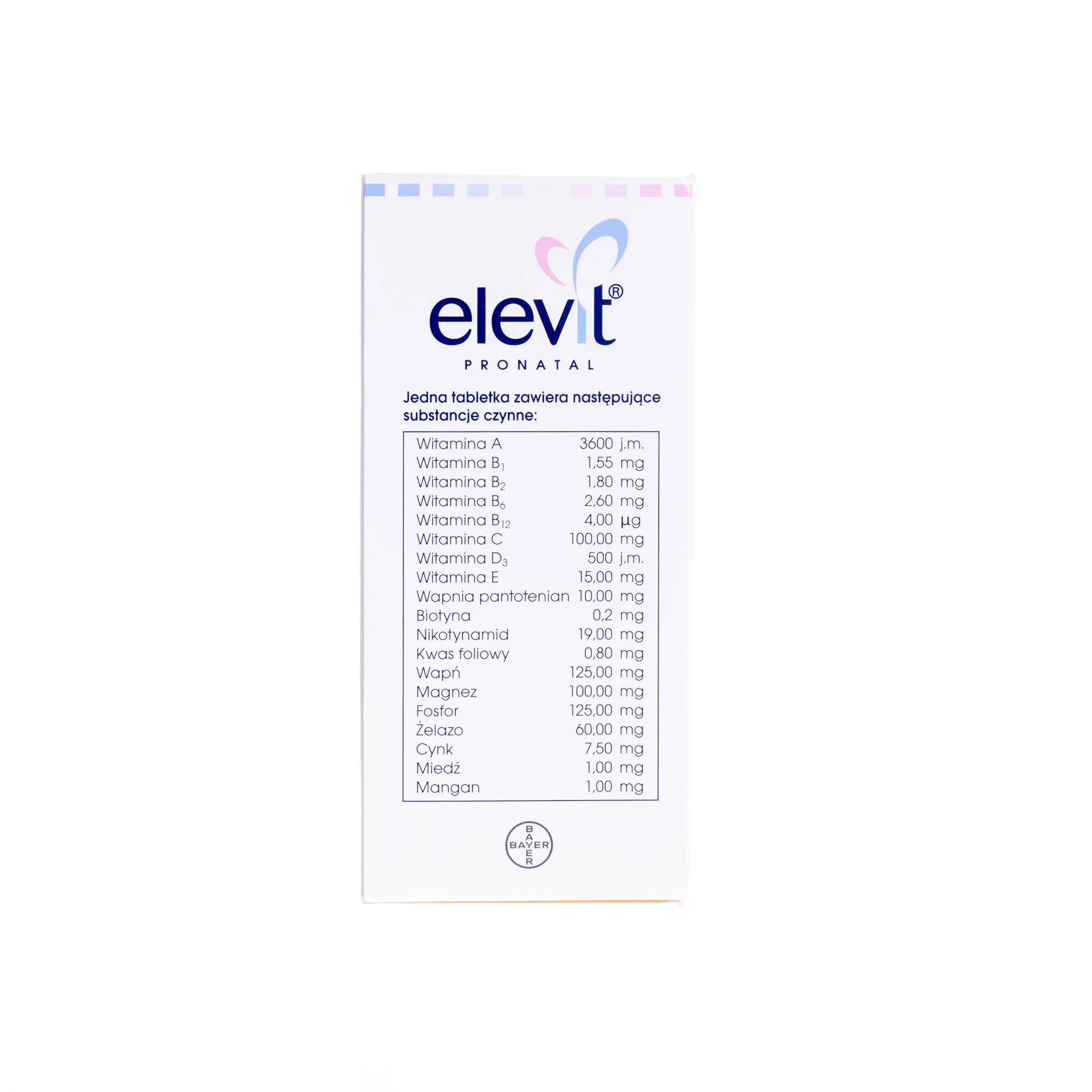 Elevit pronatal, 100 tabletek powlekanych 