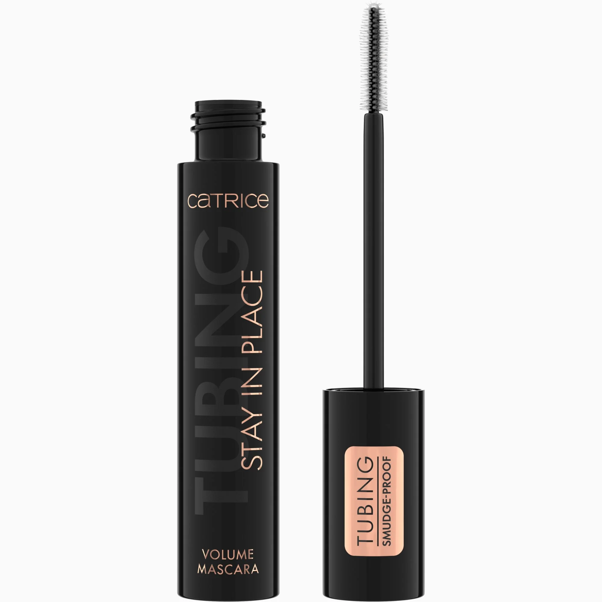 CATRICE Tubing Stay In Place Volume Mascara maskara do rzęs 010 Panda-Proof Black, 11 ml