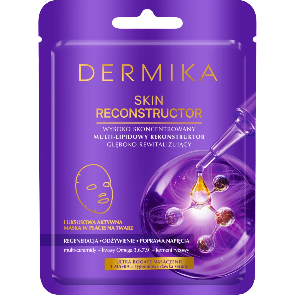 Dermika Skin Reconstructor naska w płacie multi-lipidowy rekonstruktor głęboko liftingujący, 1 sztuka