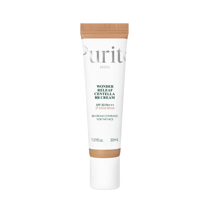 Purito Wonder Releaf Centella regenerujący krem BB z wąkrotą azjatycką #27 Sand Beige, 30 ml