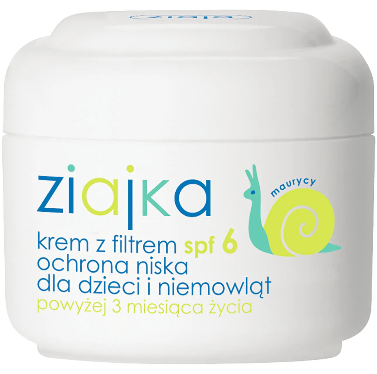 Ziaja Ziajka, krem ochronny z filtrem SPF 6 dla dzieci i niemowląt, 50 ml